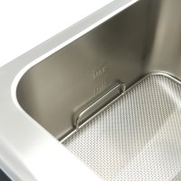 Frituurpan - 8 L - 1 Mand - Inductie - Liftsysteem - met Tapkraan