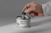 Vloeibare brandstof met lont