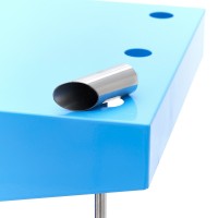 Suikerspinmachine – Ø 52 cm – Blauw – met Onderstel