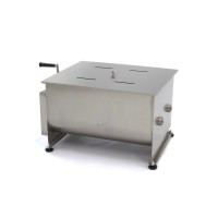 Vleesmenger - 60 L - 55 Kg Vlees - Dubbele As - Handmatig