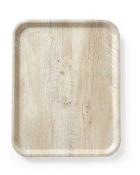Dienblad van melamine met hout bedrukking