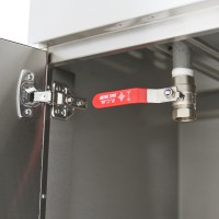 Frituurpan - 16 L - 1 Mand - met Tapkraan en Opbergruimte - 230V