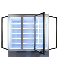 KOELKAST 3 GLASDEUREN