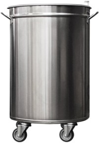 VERRIJDBARE AFVALTON 50 LITER