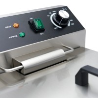 Frituurpan - 16 L - 1 Mand - met Tapkraan en Opbergruimte - 230V