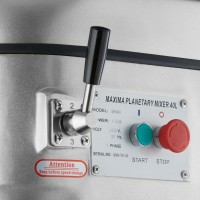 Planeetmenger - 40 L - Tot 20 Kg Deeg - 3 Snelheden