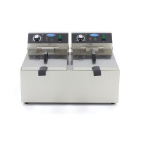 Frituurpan - 2x 11 L - 2 Manden - tot 2,8 Kg Frites