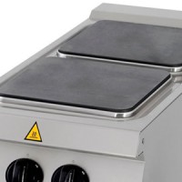 Premium Kookplaat - 2 Pitten - Enkel - 90 cm Diep - Elektrisch