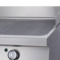 Heavy Duty Grillplaat - Gegroefd - Dubbel - 70 cm Diep - Gas