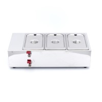 Chocoladesmelter - 3 x 1/3 GN 10 cm