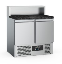 PIZZAWERKBANK 2D 5x1/6GN ZWART
