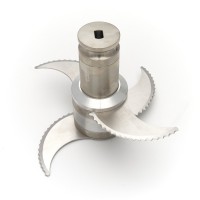 Keukenmachine / Cutter 70L - Messenblok - Gekarteld