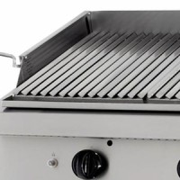 Heavy Duty Lavasteengrill - Dubbel - 70 cm Diep - Gas