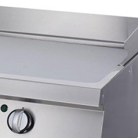 Heavy Duty Grillplaat - Glad Chroom - Dubbel - 70 cm Diep - Elektrisch
