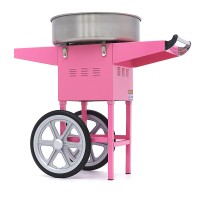 Suikerspinmachine – Ø 52 cm – Roze – met Onderstel