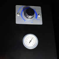 KOELKAST 3 GLASDEUREN ZWART