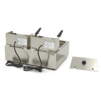 Frituurpan - 2x 6 L - 2 Manden - tot 2,4 Kg Frites