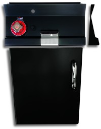 EXTRA COST for door and control panel of 60/70/90 series painted RAL9005 opaque "JET BLACK"