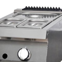 Heavy Duty Bain Marie - Enkel - 70 cm Diep - Gas