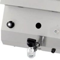 Heavy Duty Friteuse - 1 x 12 L - Enkel - 70 cm Diep - met Tapkraan - Gas