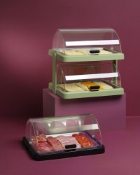 Koeldisplay met dubbele roltop Duo, UNIQ
