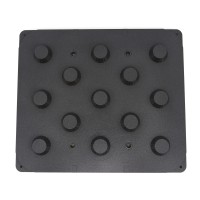 Tartelette Vorm - Gegolfd - 48/36 mm - 13 stuks