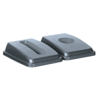 Deksel met opening voor 60L rechthoekige container