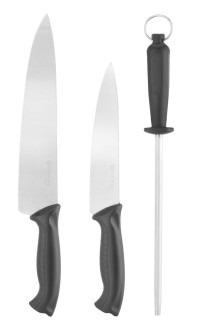 Messenset en slijpsteen