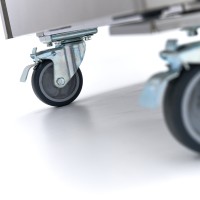 Vrieskast - 600 L - 3 Verstelbare Roosters (2/1 GN) - Rvs - op Wielen