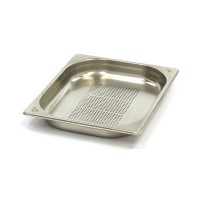 Gastronorm Bak - 1/2 GN - 4 cm Diep - RVS - Geperforeerd