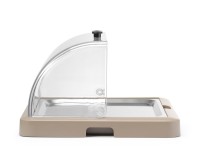 Enkele roll-top koelvitrine Duo UNIQ