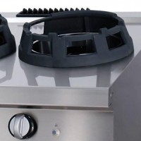 Heavy Duty Wok Brander - 2 x Ø 28,5 cm Pannenring - Dubbel - 70 cm Diep - Gas