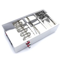 Chocoladesmelter - 3 x 1/3 GN 10 cm