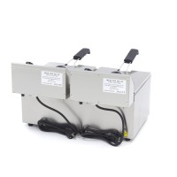 Frituurpan - 2x 8 L - 2 Manden - tot 2,8 Kg Frites