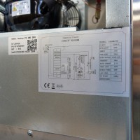 Vrieskast - 400 L - 3 Verstelbare Roosters - Roestvrijstaal - op Wielen