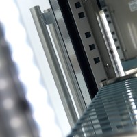 Koelwerkbank - 223 cm - 4 Glazen Deuren