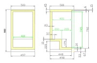 BARKOELER ZWART 1 DEUR