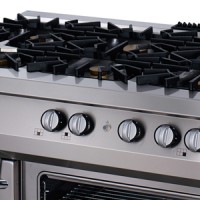 Premium Fornuis - 6 Pitten - Driedubbel - 90 cm Diep - incl. Oven - Gas