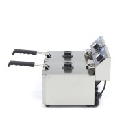 Frituurpan - 2x 4 L - 2 Manden - tot 1,5 Kg Frites