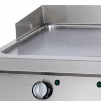 Heavy Duty Grillplaat - Glad Chroom - Dubbel - 70 cm Diep - Gas
