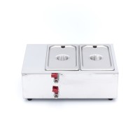 Chocoladesmelter - 2 x 1/3 GN 10 cm