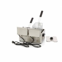 Frituurpan - 2x 4 L - 2 Manden - tot 2 Kg Frites