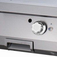 Heavy Duty Grillplaat - Half Gegroefd - Dubbel - 70 cm Diep - Gas