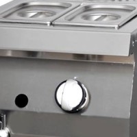 Heavy Duty Bain Marie - Enkel - 70 cm Diep - Gas