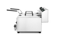 Friteuse Profi Line met aftapkraan - 2 x 8 l