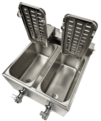 ELEK TAFELFRITEUSE 2X4 L