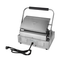 Contactgrill - Gegroefd - Enkele Grillplaat - 33,5 cm