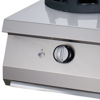 Premium Wok Brander - 2 x Ø 28,5 cm Pannenring - Dubbel - 90 cm Diep - Gas