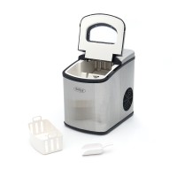 IJsblokjesmachine - 10-12 Kg/Dag- Holle IJsblokjes - Luchtgekoeld - Zilver