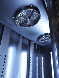 KOELKAST 3 GLASDEUREN ZW HEAT